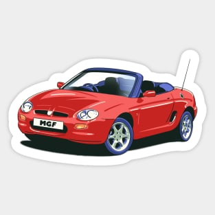 MG MGF Car Sticker